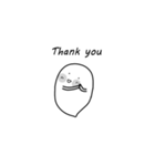 Konklom ,the little ghost (English Ver.)（個別スタンプ：6）