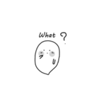 Konklom ,the little ghost (English Ver.)（個別スタンプ：9）