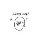 Konklom ,the little ghost (English Ver.)（個別スタンプ：13）