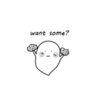 Konklom ,the little ghost (English Ver.)（個別スタンプ：15）