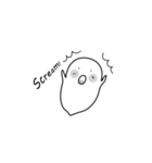 Konklom ,the little ghost (English Ver.)（個別スタンプ：17）