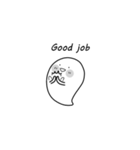 Konklom ,the little ghost (English Ver.)（個別スタンプ：18）
