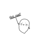 Konklom ,the little ghost (English Ver.)（個別スタンプ：19）