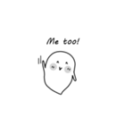 Konklom ,the little ghost (English Ver.)（個別スタンプ：20）