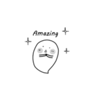 Konklom ,the little ghost (English Ver.)（個別スタンプ：32）