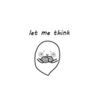 Konklom ,the little ghost (English Ver.)（個別スタンプ：36）