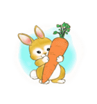 Baby rabbit Ato（個別スタンプ：16）