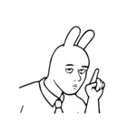 Rabbit the Salaryman（個別スタンプ：4）