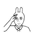 Rabbit the Salaryman（個別スタンプ：16）