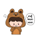 Teddy Boy ＆ Kitty Girl（個別スタンプ：1）