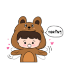 Teddy Boy ＆ Kitty Girl（個別スタンプ：5）