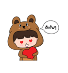 Teddy Boy ＆ Kitty Girl（個別スタンプ：13）