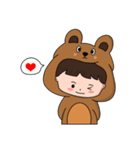 Teddy Boy ＆ Kitty Girl（個別スタンプ：36）