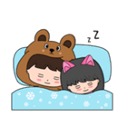 Teddy Boy ＆ Kitty Girl（個別スタンプ：39）