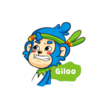 Guyu the innocent monkey（個別スタンプ：7）