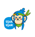 Guyu the innocent monkey（個別スタンプ：17）