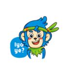 Guyu the innocent monkey（個別スタンプ：21）
