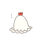 calm face chicken（個別スタンプ：10）