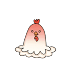 calm face chicken（個別スタンプ：13）