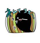 ブラックオバケ（個別スタンプ：3）