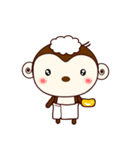 Monkey With Bananas（個別スタンプ：18）