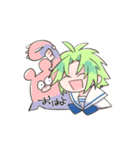 双子ちゃんと時々くま（個別スタンプ：1）