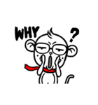 Glasses monkey make one's debut（個別スタンプ：4）
