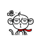 Glasses monkey make one's debut（個別スタンプ：12）