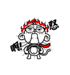 Glasses monkey make one's debut（個別スタンプ：13）