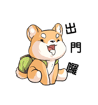 Shiba inu expressive face（個別スタンプ：21）