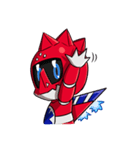 RED - Robotic Emotional Dragon！（個別スタンプ：2）