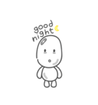 Blanc Boo Boo Baby（個別スタンプ：2）