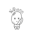 Blanc Boo Boo Baby（個別スタンプ：6）