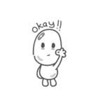 Blanc Boo Boo Baby（個別スタンプ：8）