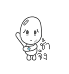 Blanc Boo Boo Baby（個別スタンプ：35）
