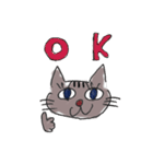 ぶさキジ猫の日常会話（個別スタンプ：9）