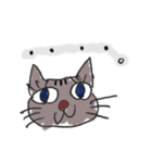 ぶさキジ猫の日常会話（個別スタンプ：21）