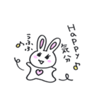 自分大切系うさたん（個別スタンプ：7）
