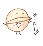 くるくるクルミちゃん（個別スタンプ：4）