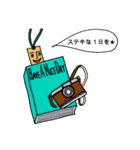 ブックマークン＆シオリーナ（個別スタンプ：35）