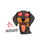 Dachshund Choei Loei（個別スタンプ：6）