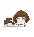 Mommy don't cut my hair！！！！（個別スタンプ：9）