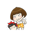 Mommy don't cut my hair！！！！（個別スタンプ：12）