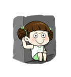 Mommy don't cut my hair！！！！（個別スタンプ：15）