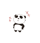 Panda move panda Animated（個別スタンプ：7）