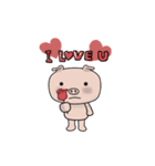 Lonely Piggy（個別スタンプ：8）