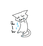 しろねこのあいさつ（個別スタンプ：17）