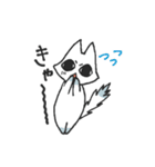 しろねこのあいさつ（個別スタンプ：19）
