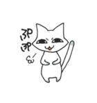 しろねこのあいさつ（個別スタンプ：21）