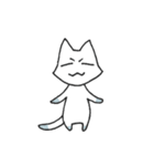 しろねこのあいさつ（個別スタンプ：34）